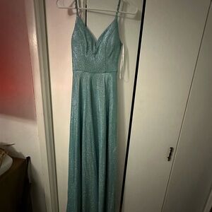 Turquoise dress